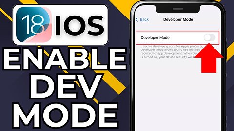 HOW TO ENABLE DEVELOPER MODE ON IPHONE IOS