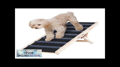 VEVOR Dog Ramp Folding Pet Ramp for Bed Adjustable Dog Ramp Review