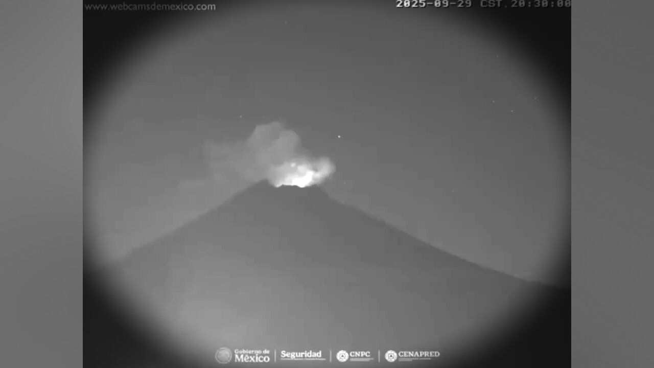 UFOs over Popocatépetl