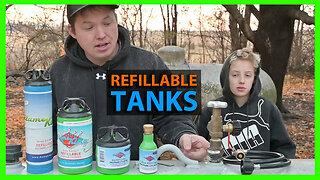 How To Refill 1lb Portable Propane Tanks!