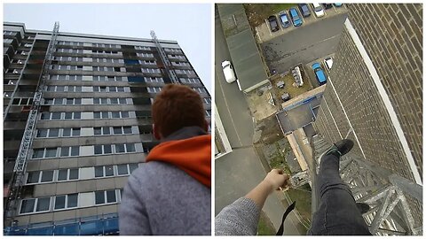 Climbing the Dumbleton Towers in Southampton Ally Law