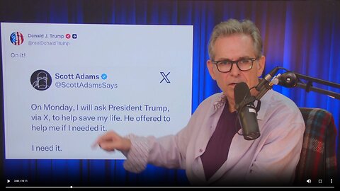 Scott Adams call on Trump for help with cancer treatment▮The Jimmy Dore Show