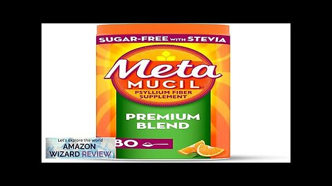 Metamucil Premium Blend 4-in-1 Fiber Supplement for Digestive Health Psyllium Husk Fiber Review