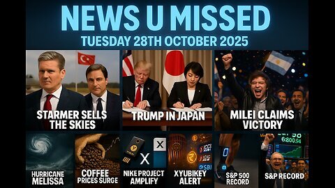 NEWS U MISSED WITH PAUL BROOKER & DREW DEMI TUESDAY 28TH OCTOBER 2025