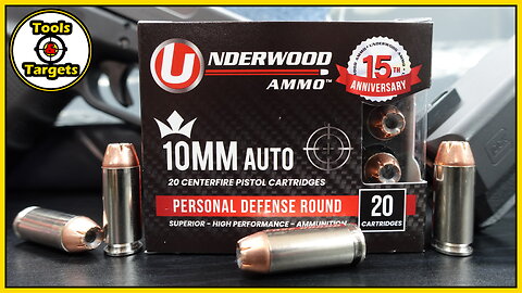 NEW Face, SAME Pace?...Underwood 135 Grain 10MM Self-Defense AMMO Ballistic Gel Test & Review!