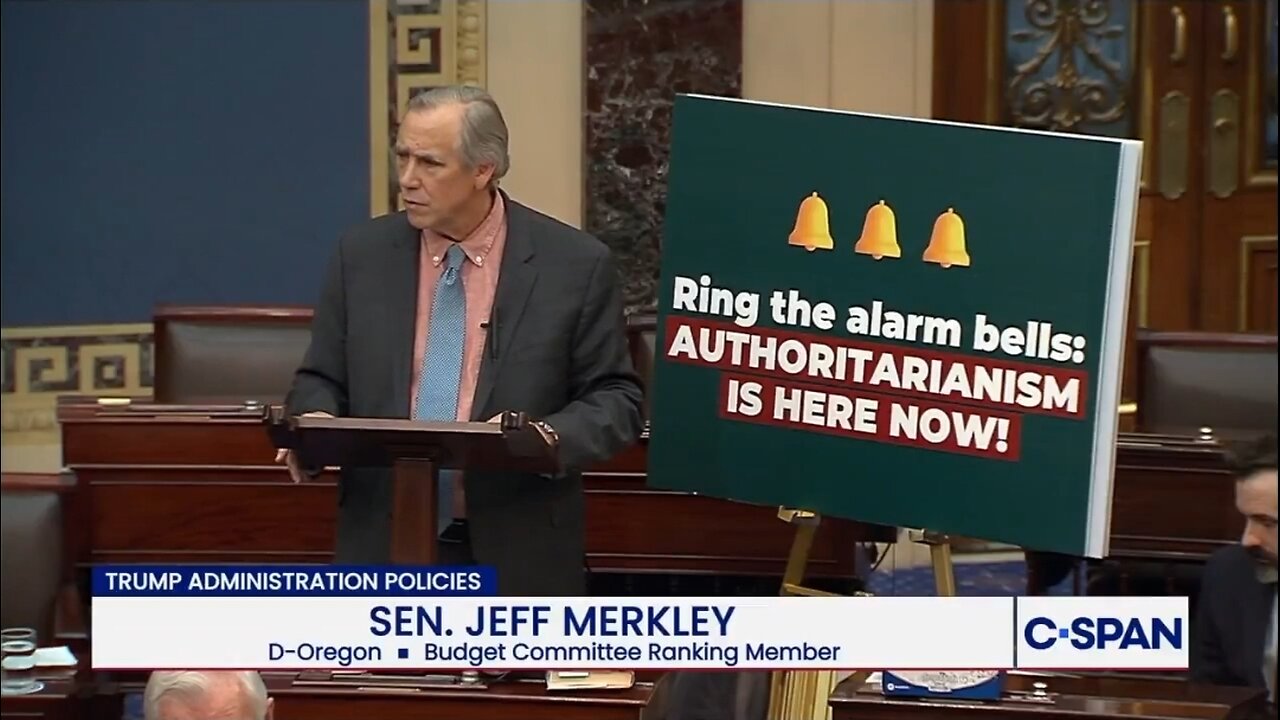 Sen Jeff Merkley Finishes His 22 Hour 37 Minute Floor Speech That No One Cared About