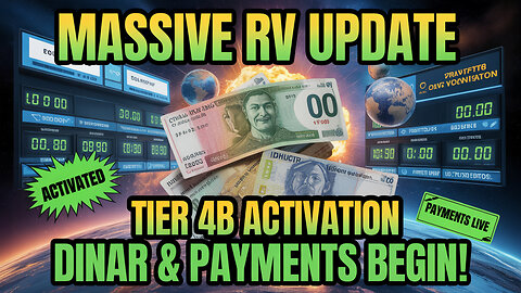 Massive RV Update 💥 Tier 4B Activation – Iraqi Dinar & Dong Payments Begin! 💥 Today's IQD News!