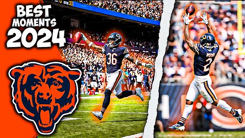 TOUCHDOWN !! All of Chicago Bears' BEST NFL Moments in 2024