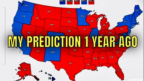 My 2024 Election PREDICTION 1 Year Ago…