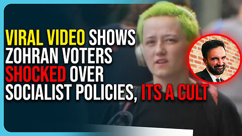 Viral Video Shows Zohran Mamdani Voters Shocked Over Socialist Policies, Leftists Are In A Cult