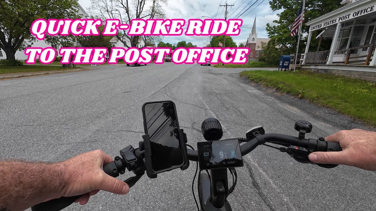 Quick E-bike Ride to the Post Office