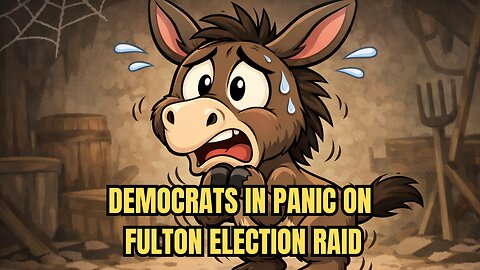 Democrats in PANIC on Fulton Election Raid