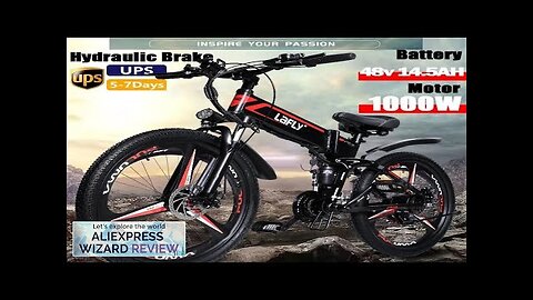 LAFLY R3 1000W National Standard Electric Bicycle Folding 48V Iithium Assisted Mountain Review