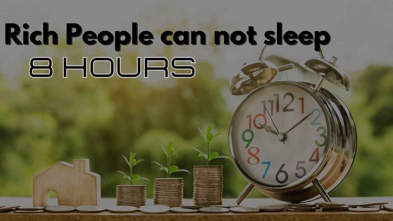 Rich People can not sleep 8 Hours | Motivational Speech |