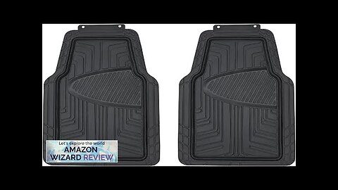 Amazon Basics 2-Piece Premium Rubber Floor Mat for Cars SUVs and Trucks Review