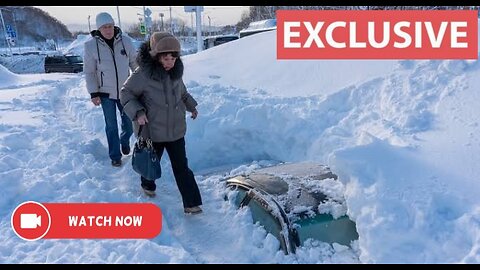 Russia's Kamchatka Experiences Worst Snowstorm in 30 Years