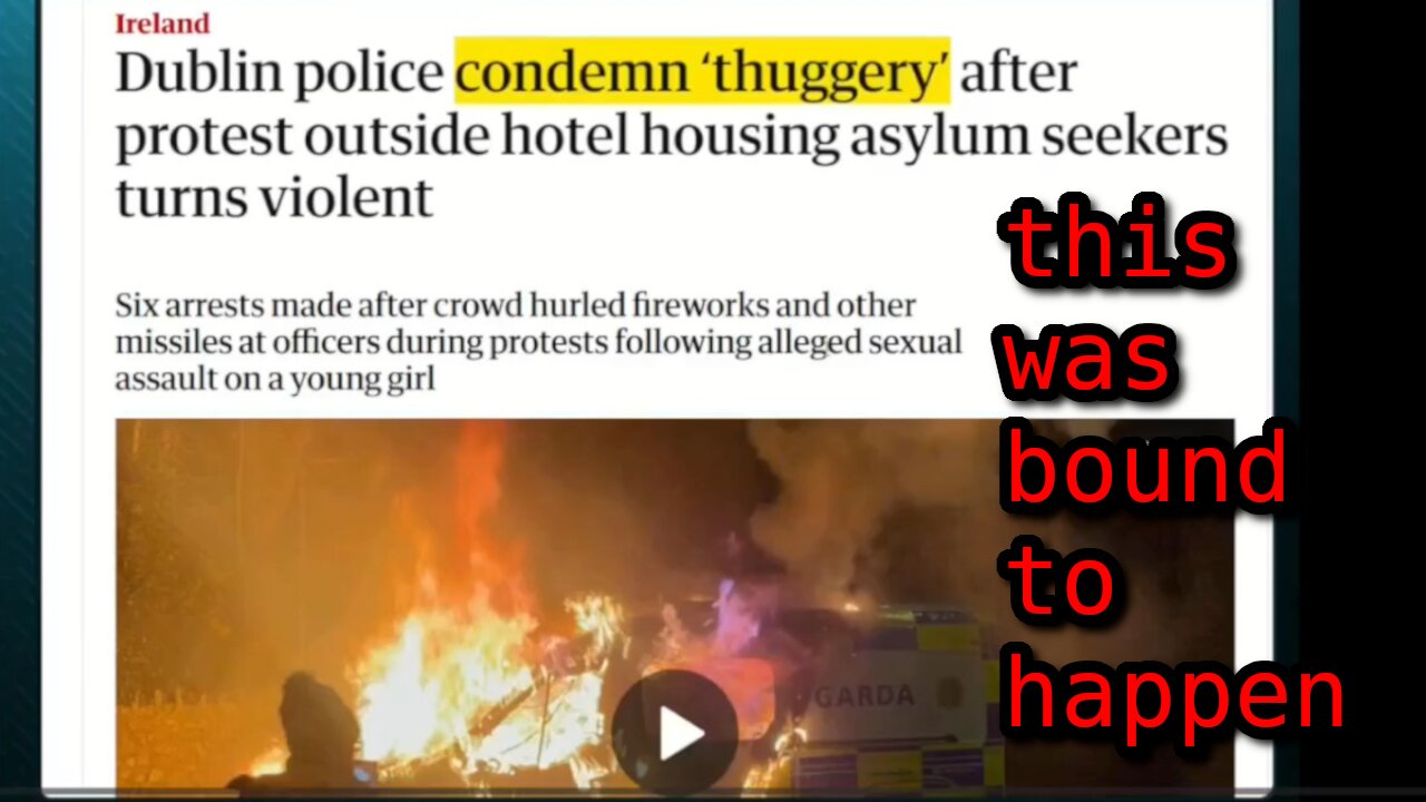 Dublin is being torn apart, and next is the world