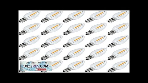 25Pack C7 LED Replacement Light Bulbs Shatterproof LED Bulbs for Window Candles Review