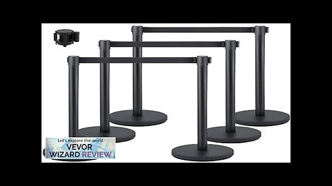 VEVOR Crowd Control Stanchion Set of 6 Pieces Stanchion Set Stanchion Set Review