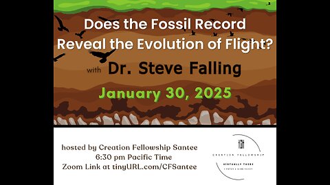 Does the fossil record reveal the evolution of flight? Dr. Steve Falling