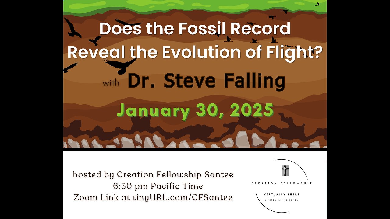 Does the fossil record reveal the evolution of flight? Dr. Steve Falling