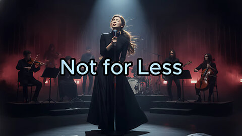 Not for Less - Rock Orchestral Arrangement (Lyric Video)