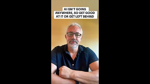 Get good at AI now!