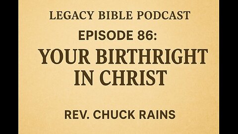 Your Birthright in Christ