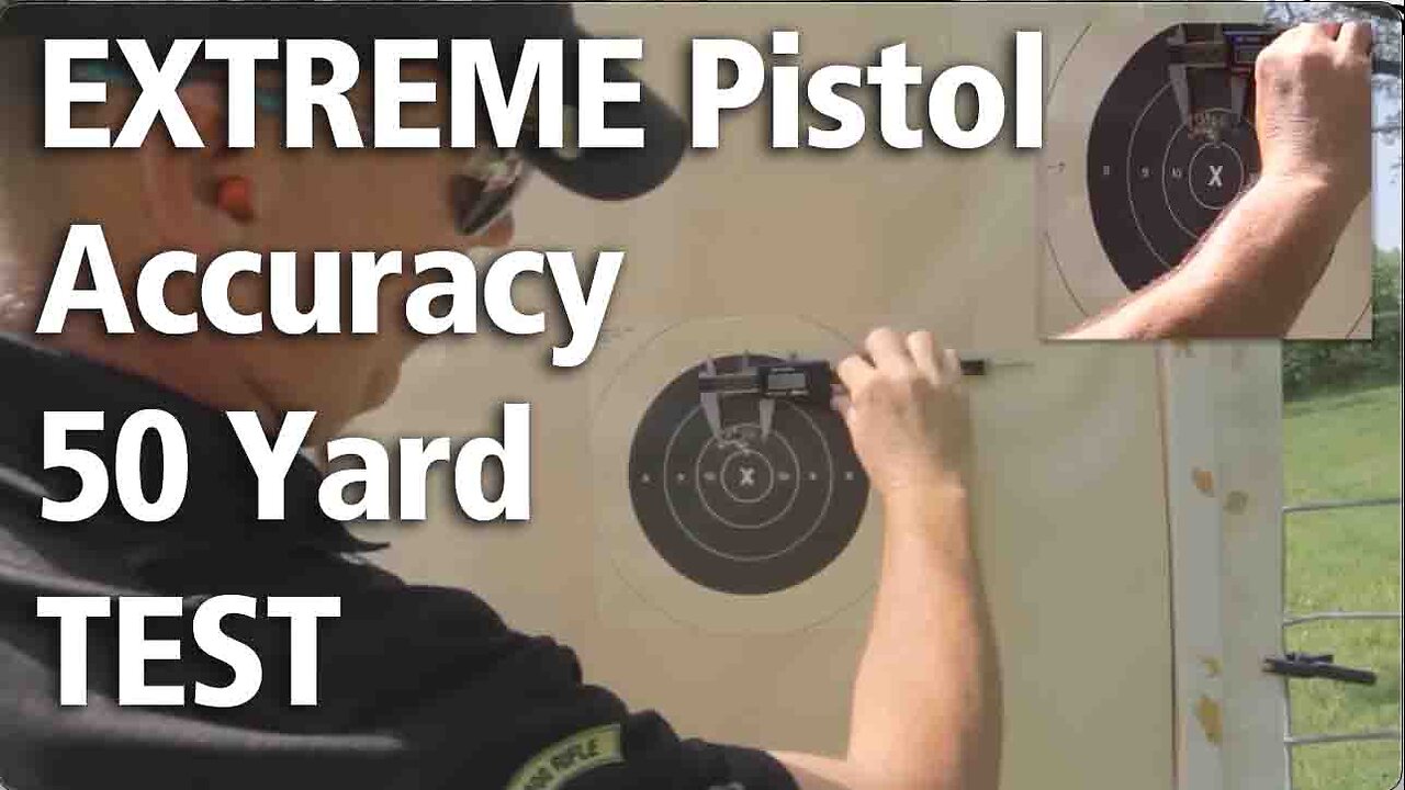 Extreme Pistol Accuracy! 50 yard Accuracy Test of the X Series™ 1911