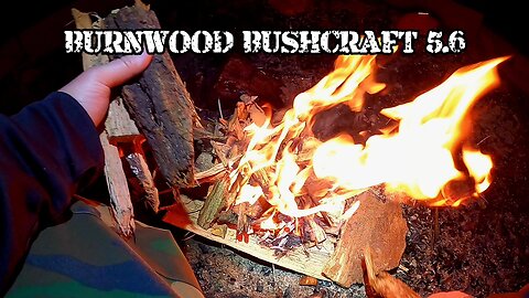 BURNWOOD BUSHCRAFT 5.6 - New Years Campfire in the "Fog"