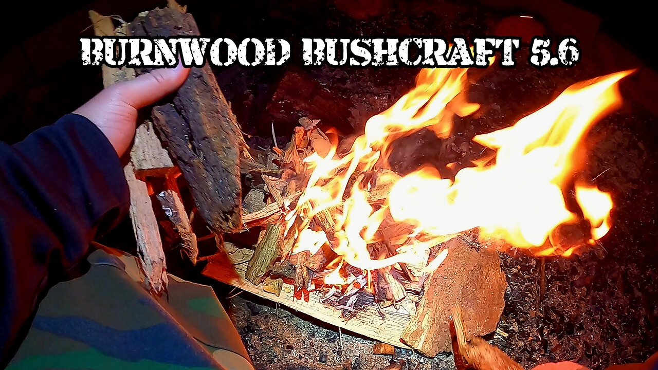 BURNWOOD BUSHCRAFT 5.6 - New Years Campfire in the "Fog"