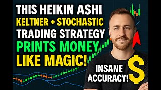 This Heikin Ashi + Keltner + Stochastic Trading Strategy Prints Money Like Magic! INSANE Accuracy!