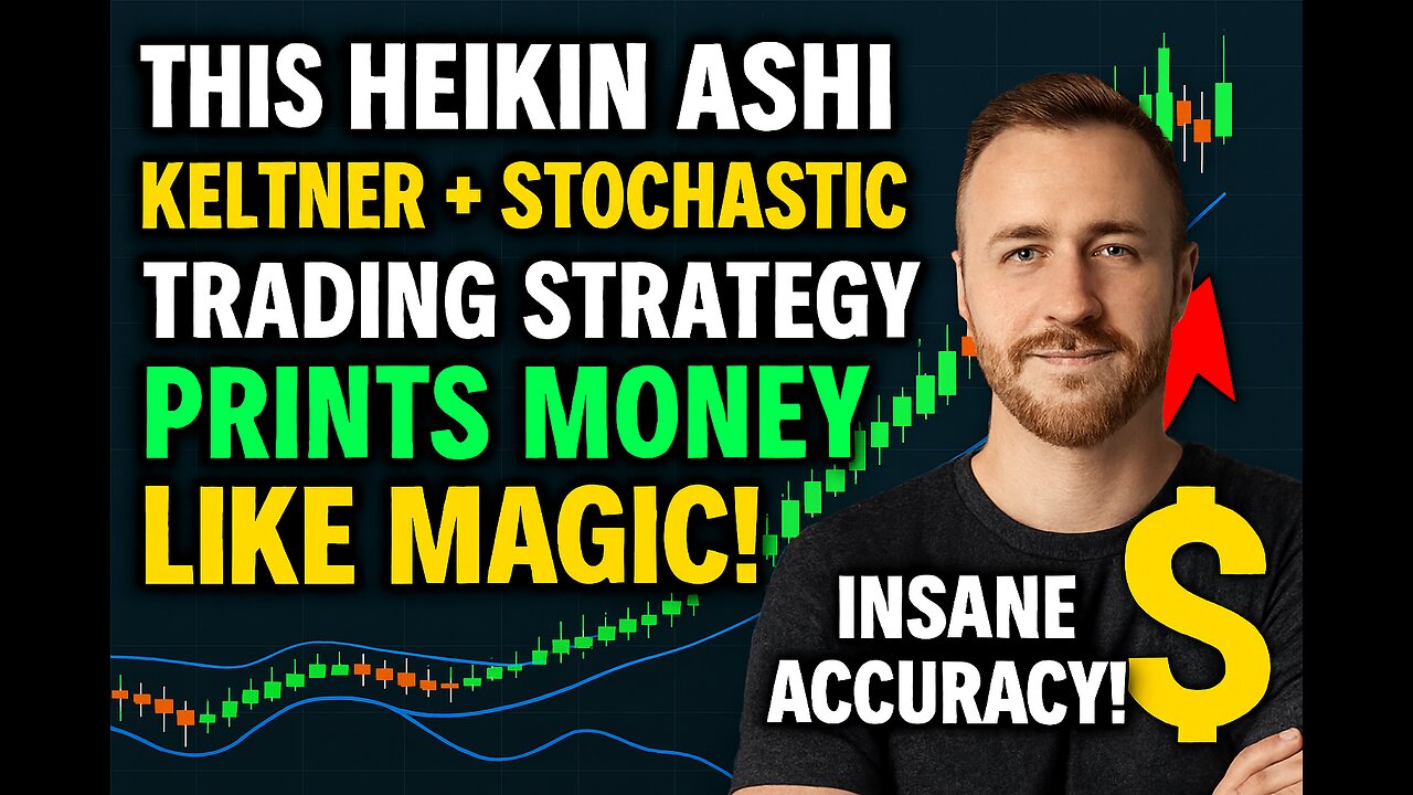 This Heikin Ashi + Keltner + Stochastic Trading Strategy Prints Money Like Magic! INSANE Accuracy!