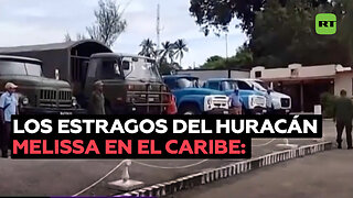 Las impactantes fotos de los estragos que deja el huracán Melissa en su paso por el Caribe