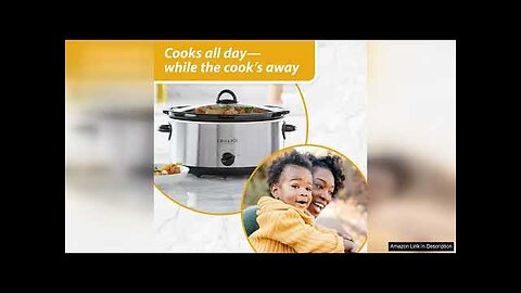 Crock-Pot 7 Quart Oval Manual Slow Cooker, Stainless Steel (SCV700-S-BR) Review