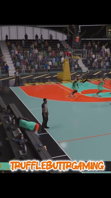 Crossed Him Into The Stands 😂 #fyp #nba2k26 #basketball #gaming #anklebreaker