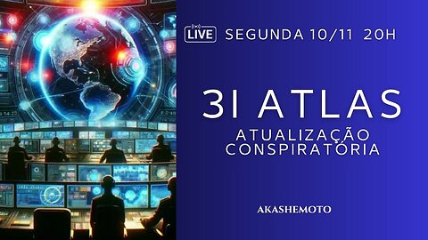 3I Atlas - atualização conspiratória | Live 10 nov 2025