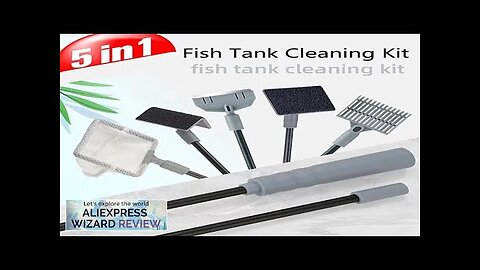 Aquarium Fish Tanks Cleaning Tools Kit Algae Tank Cleaner Set Aquarium Cleaner Review