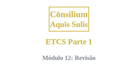 ETCS Part 1 Module 12 (Português)