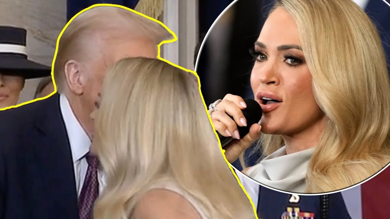What Did Donald Trump Whisper To Carrie Underwood?