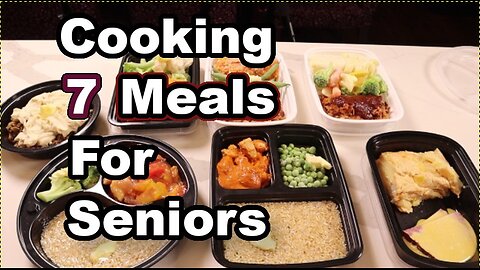 Freezer Meals for Seniors: 7 Complete Meals Ready to Reheat (Hot Logic & Microwave Friendly)