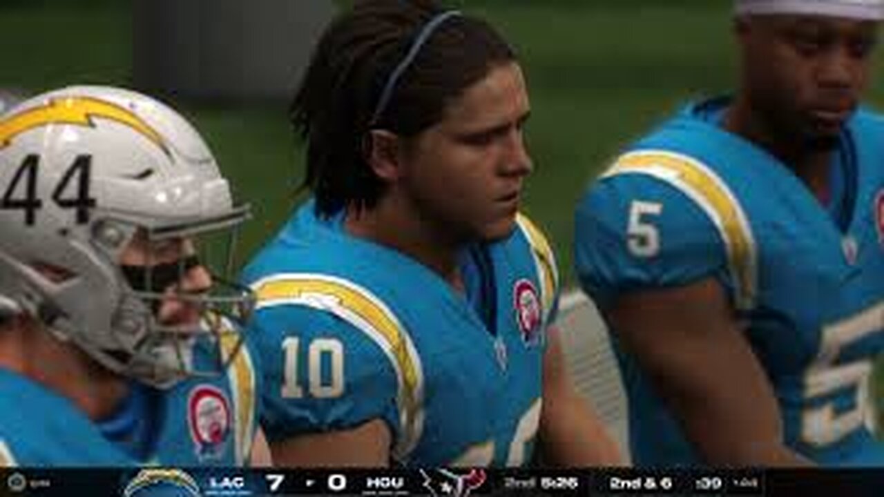 EA SPORTS MADDEN 25 WILD CARD WEEKEND LOS ANGELES CHARGERS VS HOUSTON TEXANS!