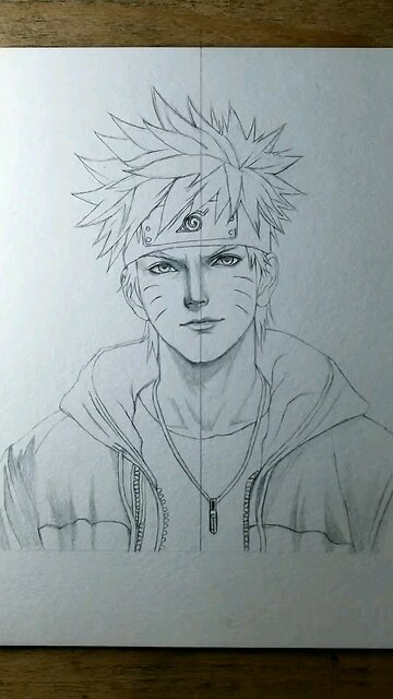 Como Dibujar Realismo ✍️ a Naruto
