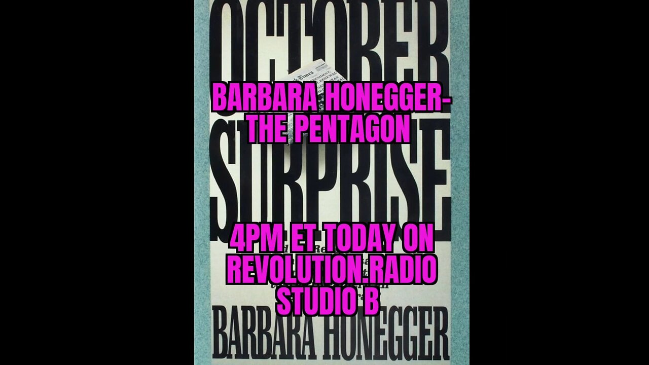 Former Reagan Admin Policy Analyst Barbara Honegger on The Pentagon on 9/11