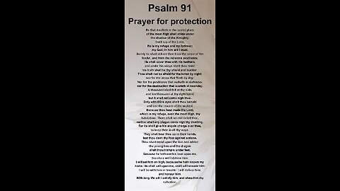 Psalm 91, 23 KJV XONFESS DAILY!