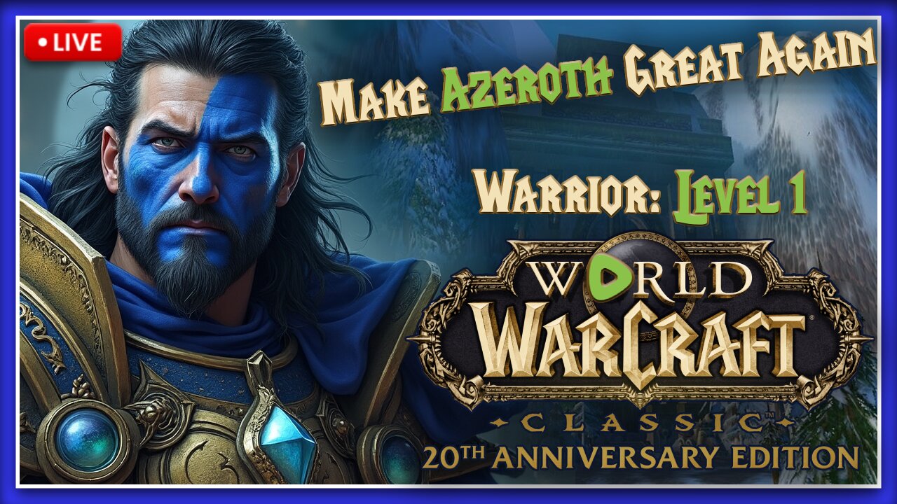 WoW Classic | Warrior Level 1 | Re-Rolling on PvE Server?!