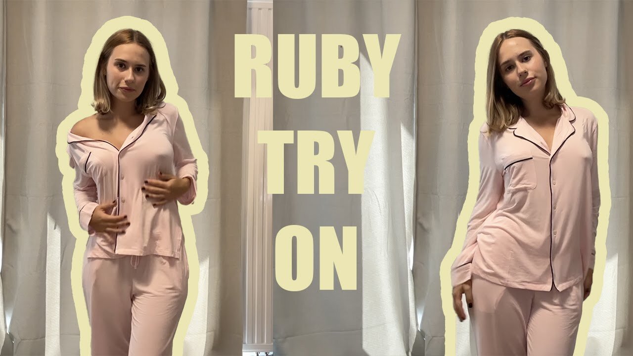 [4K USA] Pajamas Try-on Haul