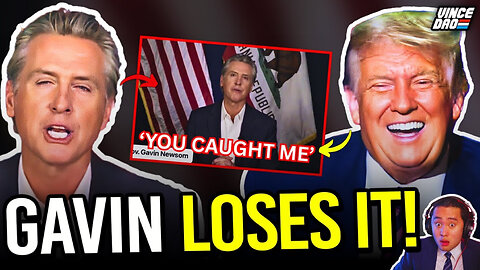 Gavin Newsom MELTS DOWN On Camera as Trump AUDITS HIM on New Scandal