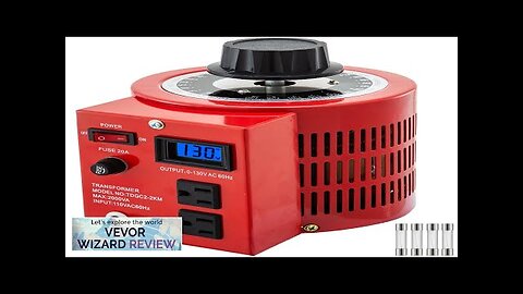 VEVOR Variable Transformer 2000VA 110V 60Hz Varic 0-130 Volt Adjustable Output Variable Review