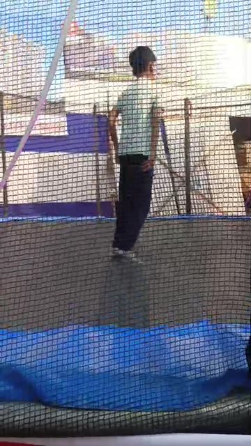 Exciting Trampoline Ride at Local Mela 😄 | Kids Enjoying the Festival